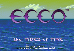 Ecco 2 - The Tides of Time Title Screen